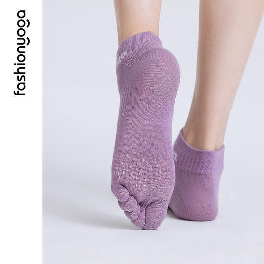 FW001女士四季防滑吸汗五指瑜珈袜 商品图2