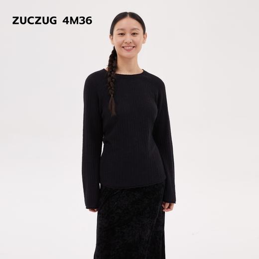 2楼素然超细圈圈纱微松长袖T恤吊牌价1250 商品图1