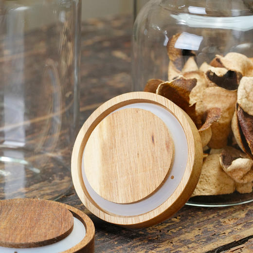 璃韵陈皮罐/装陈皮储存罐高硼硅玻璃密封储物罐茶叶鱼胶花茶防潮罐 商品图1