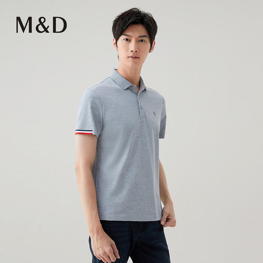 【名盾】翻领短袖T恤M0BL22X58A 商品图1