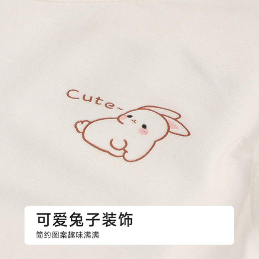 都市丽人基础简约棉质宽肩背心精柔棉宽肩背心LVH6A3 商品图6