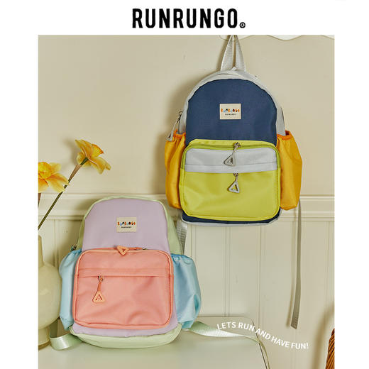 runrungo【多巴胺撞色】【元气】通勤实用旅游包 商品图0