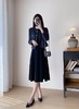 春秋新品垂顺高比例显瘦简洁小黑裙连衣裙 商品缩略图2