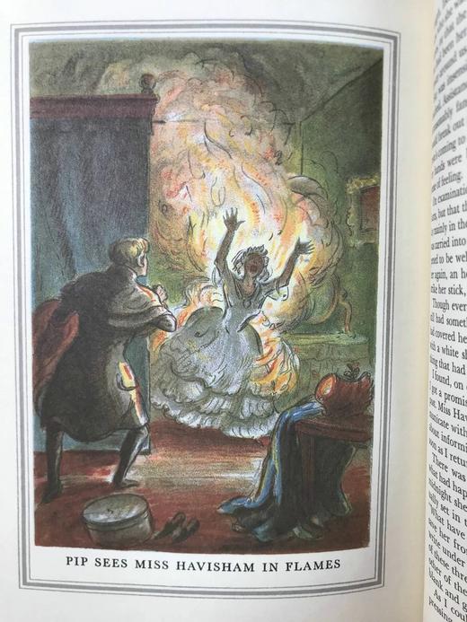 狄更斯《远大前程》 配多幅精美彩色插图 豪华皮装18开 商品图9