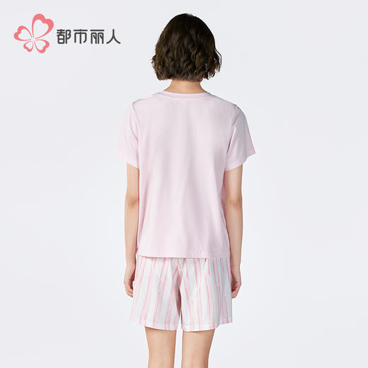 都市丽人会员精选女士棉质短袖套装薄40支TC拉架短袖类LHH9A5 商品图3