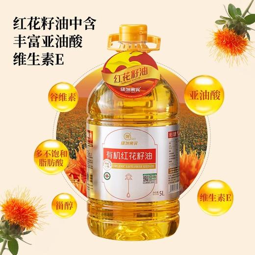 绿洲果实·有机红花籽油5L（一级）亚油酸含量≥78g 商品图2