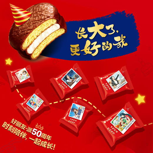 好丽友 巧克力派30枚 1020g 送礼 糕点 点心 新下午茶 早餐 零食 包邮 新老包装随机发货 商品图2