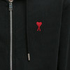 AMI 男士徽标刺绣棉质卫衣 黑色 BFUSW435 730 001 商品缩略图3