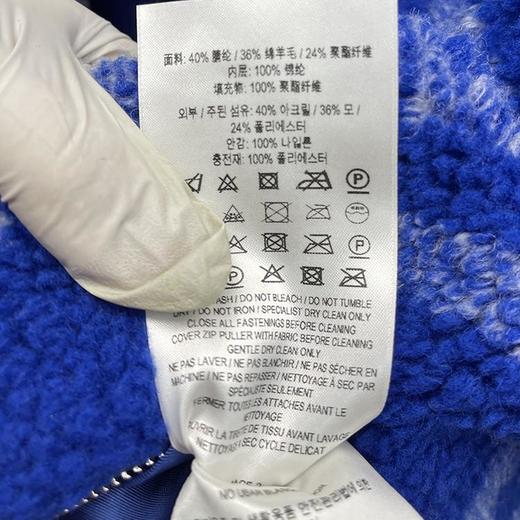 BUR*E**Y/巴*莉 男士绵羊毛混纺双面可穿全拉链立领格纹抓绒夹克 商品图4