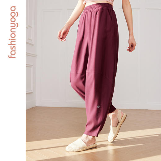 凡圣瑜伽藏红禅风裤 FM14935 商品图9