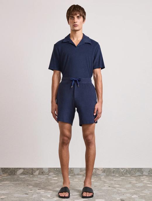 Frescobol Carioca - Faustino Polo S/S - Navy-Blue - 男装 - POLO衫 - 海军蓝 商品图1