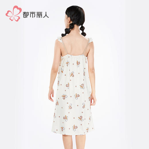 都市丽人超值精选女士棉质吊带裙薄牛奶丝拉架无袖类LHH6A4 商品图3