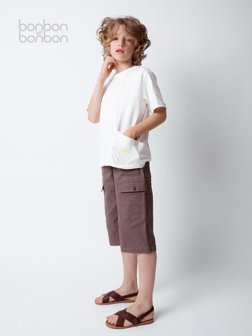 廓形大口袋T恤 商品图0