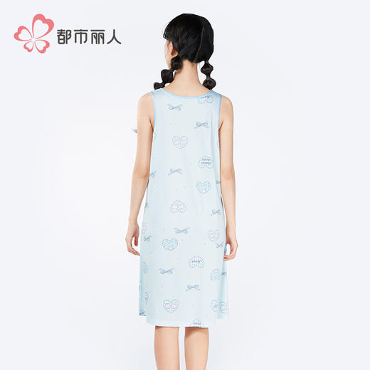 都市丽人超值精选女士棉质背心裙薄牛奶丝拉架无袖类LHH6B6 商品图3