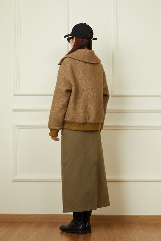 HAYES 大翻领宽松休闲夹棉外套 19746 商品图4