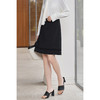 百搭醋酸半身裙 米思阳2026春季新款时尚高腰显瘦短款a字裙女5662 商品缩略图3