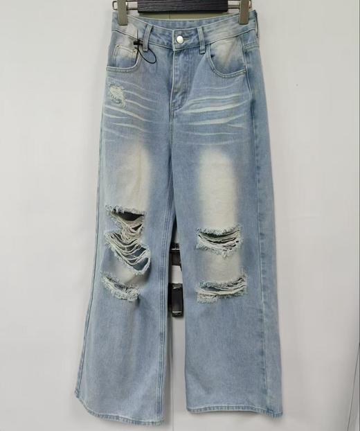 N简约破洞牛仔裤41230春季550691330091 商品图0