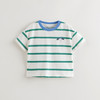 马克珍妮男童条纹快乐小狗T恤2025年春夏新款550625 商品缩略图3