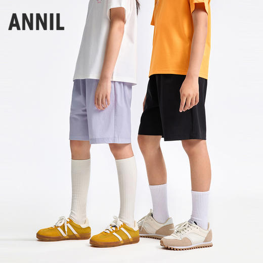 男女童全腰中裤夏季新款安奈儿童装小程序专享EM526215 商品图0