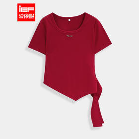 【微胖】IEF/爱依服夏季基础款简约百搭针织T恤DP43009