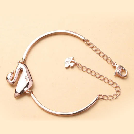 【顺丰发货】Swarovski施华洛世奇 SWAN梦幻天鹅手镯5142752玫瑰金色高级送礼好物 商品图6