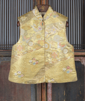 盛唐牡丹| 手工串珠西阵织限量对襟马甲