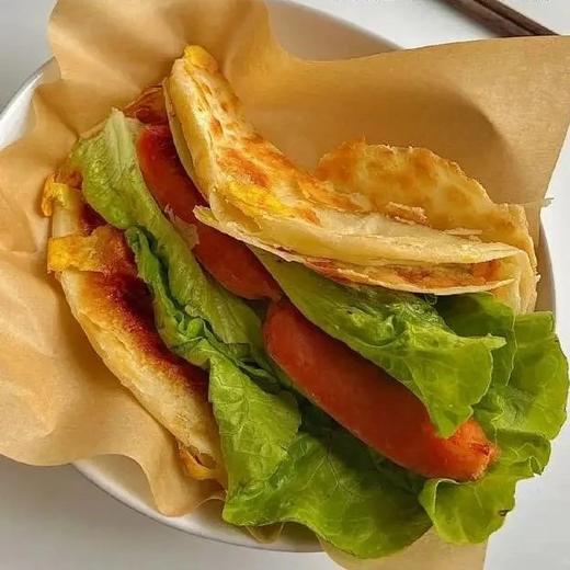 早餐团29.9到手20片再送酱料刷子鸡蛋灌饼随心DIY操作简单易起鼓3分钟快手早餐表干净基地直邮 商品图1