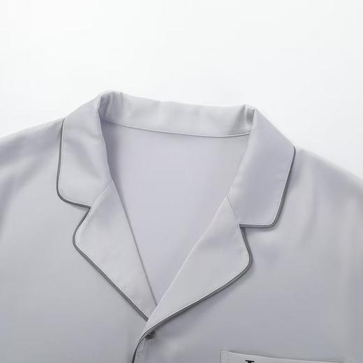 2F【Fandecie芬狄诗】IS LOVE系列男士长袖长裤睡衣色丁面料家居服套装 商品图0