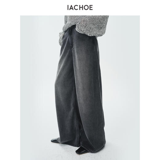 棉仓3621519006-IACHOE 废土风牛仔裤 商品图2