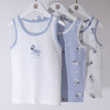 【超值三件装！】儿童全棉三件 背心男女童宝宝 纯棉夏透气半背 吸汗排汗跨栏背心夏天-QQ 商品缩略图3