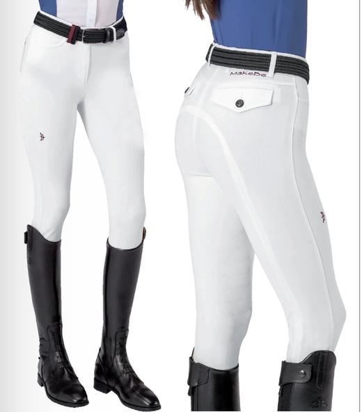 意大利马术马裤四季成人半硅胶防滑耐磨高弹透气男女春夏秋冬骑马装备裤PDAL系列QS 商品图0