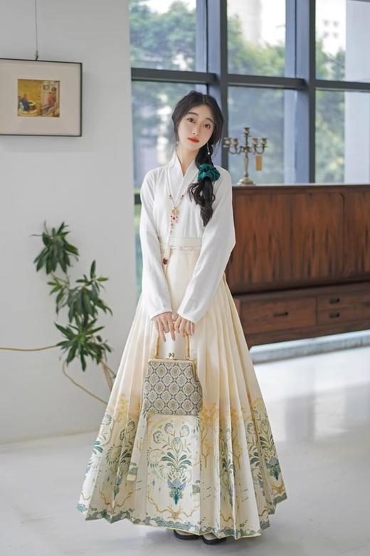 ELLA JADE 优雅气质马面裙高腰半裙 19693 商品图1