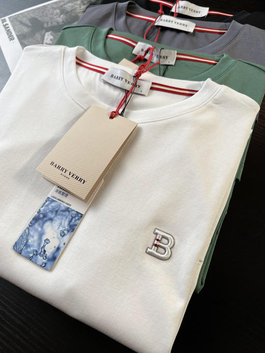 男士硬货Burbe*同款王一博同款高支棉T 商品图9