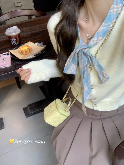 【169元任选2件】最后一波现货！蝴蝶结系带毛织衫 商品图7