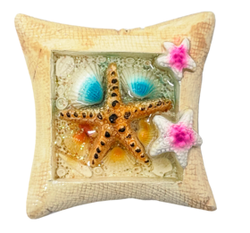 琥珀海星枕形磁贴