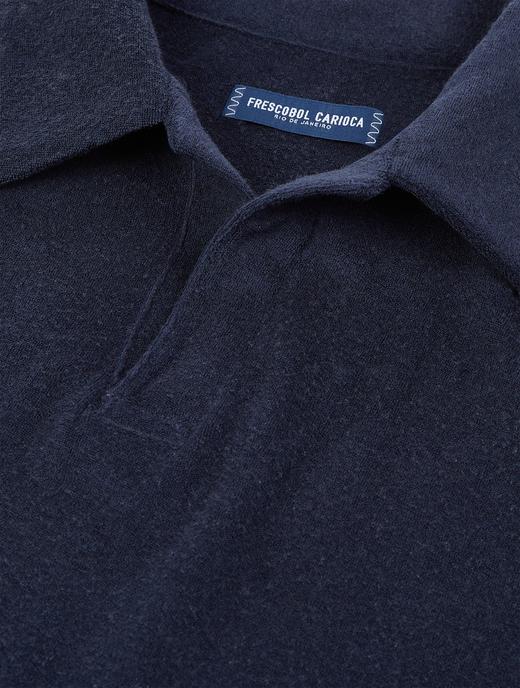 Frescobol Carioca - Faustino Polo S/S - Navy-Blue - 男装 - POLO衫 - 海军蓝 商品图5