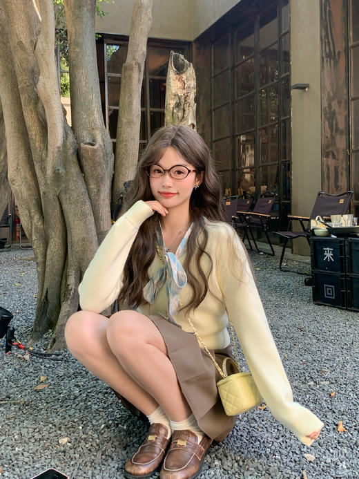 【169元任选2件】最后一波现货！蝴蝶结系带毛织衫 商品图9