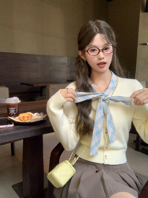 【169元任选2件】最后一波现货！蝴蝶结系带毛织衫 商品图10