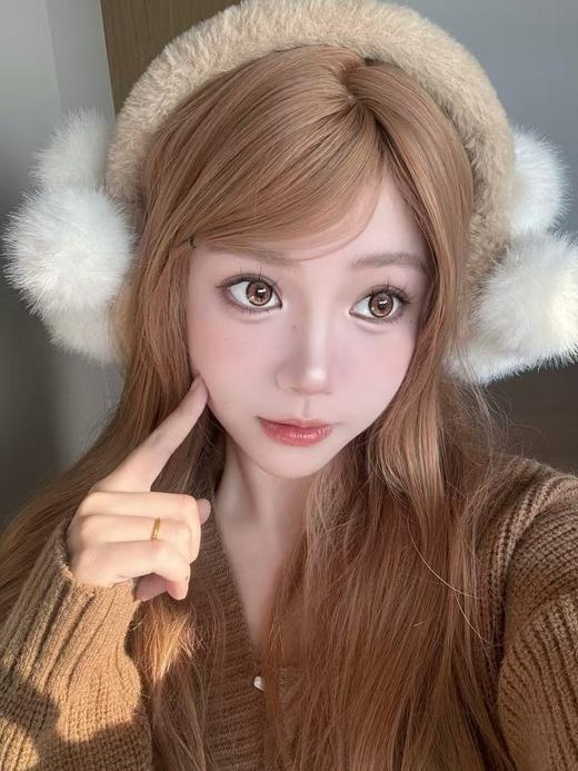 【大直径】PUFF GIRL-烟熏三文鱼棕-14.5mm【半年抛 度数0-800度 含525/575】 商品图9