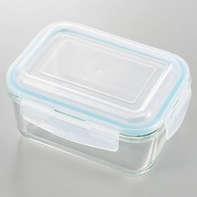 日本进口吉川玻璃保存容器4锁 1050