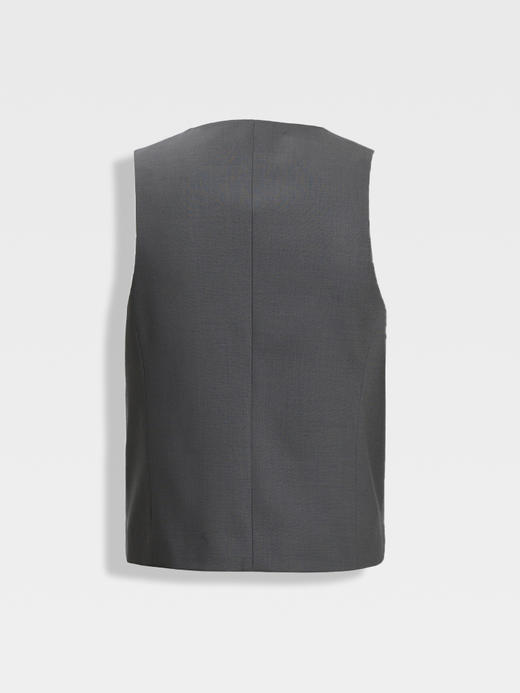 callisto山影灰绵羊毛马甲 商品图1