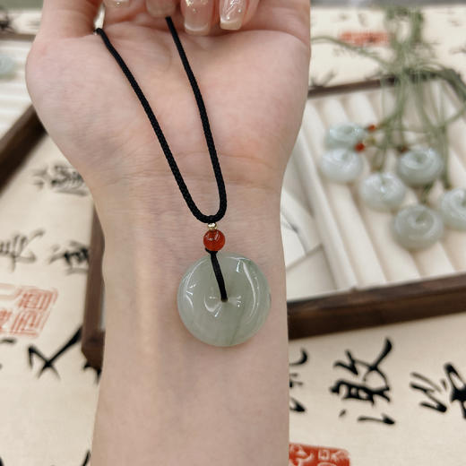 天山翠天然玉石平安扣 商品图14