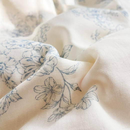 【品牌直发】加倍生活 全棉双层纱印花四件套 A类标准 A版双层纱 B版水洗工艺 双面柔软 商品图9