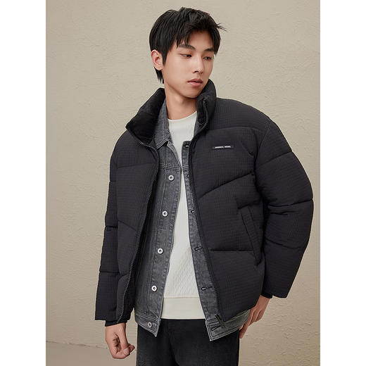 GXG男装 多色休闲华夫格棉服冬季热卖#G24D214118 商品图2