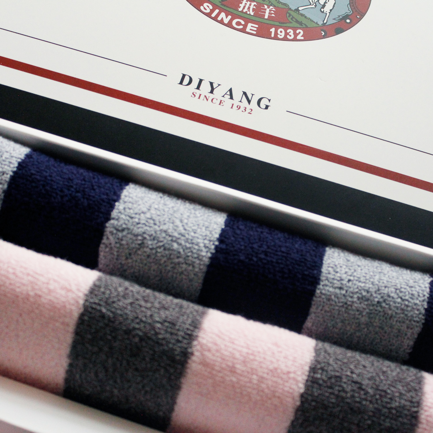 抵羊 AB纱毛巾礼盒