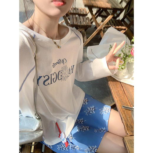 <曾小咸推荐>现货秒杀！微信超特价！字母印花防晒T恤 日常119.99 立减60 秒杀59.99！碎花半身裙 日常109.99 立减50 秒杀59.99！ 商品图3