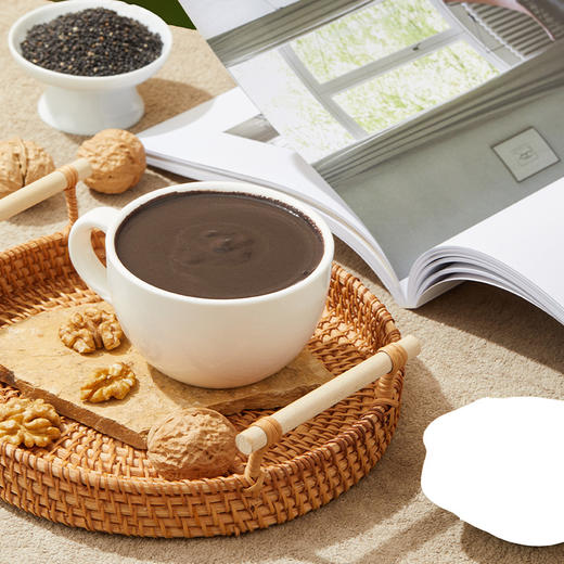 燕之坊有机核桃芝麻黑豆粉500g 黑芝麻糊五谷物粉营养早餐即食速食代餐粉 升级有机版 商品图4