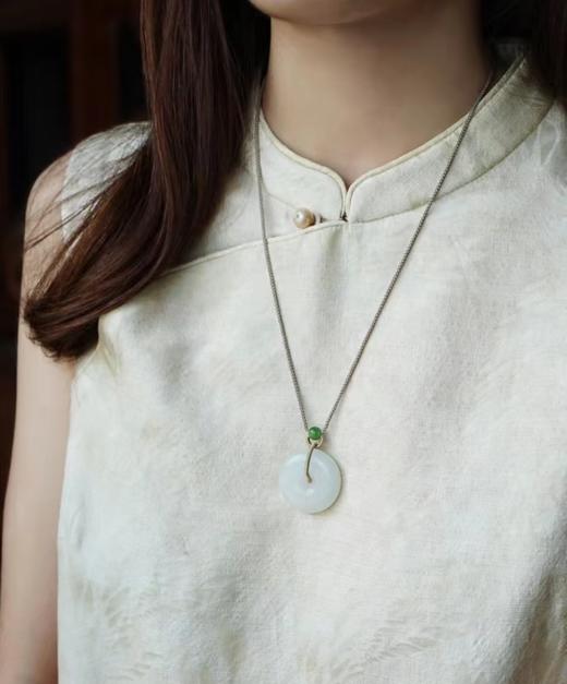 天山翠天然玉石平安扣 商品图6