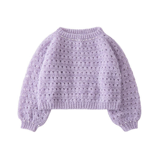 苏苏姐家霁霞浣珠光套头衫手工DIY编织钩针毛线团马海毛材料包 商品图4