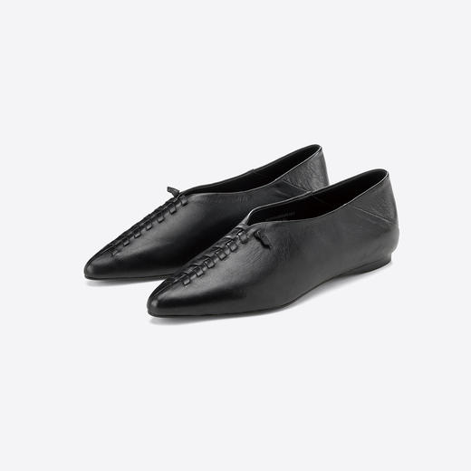 Westory2025年春季平底舒软奶奶鞋休闲百搭V口单鞋W25AM59051 商品图1